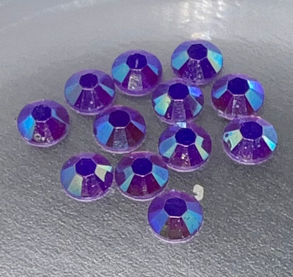 Crystal AB - Resin Flatback Rhinestones – Luxie Gems