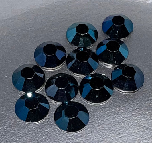 Plated Blue Jelly Stones