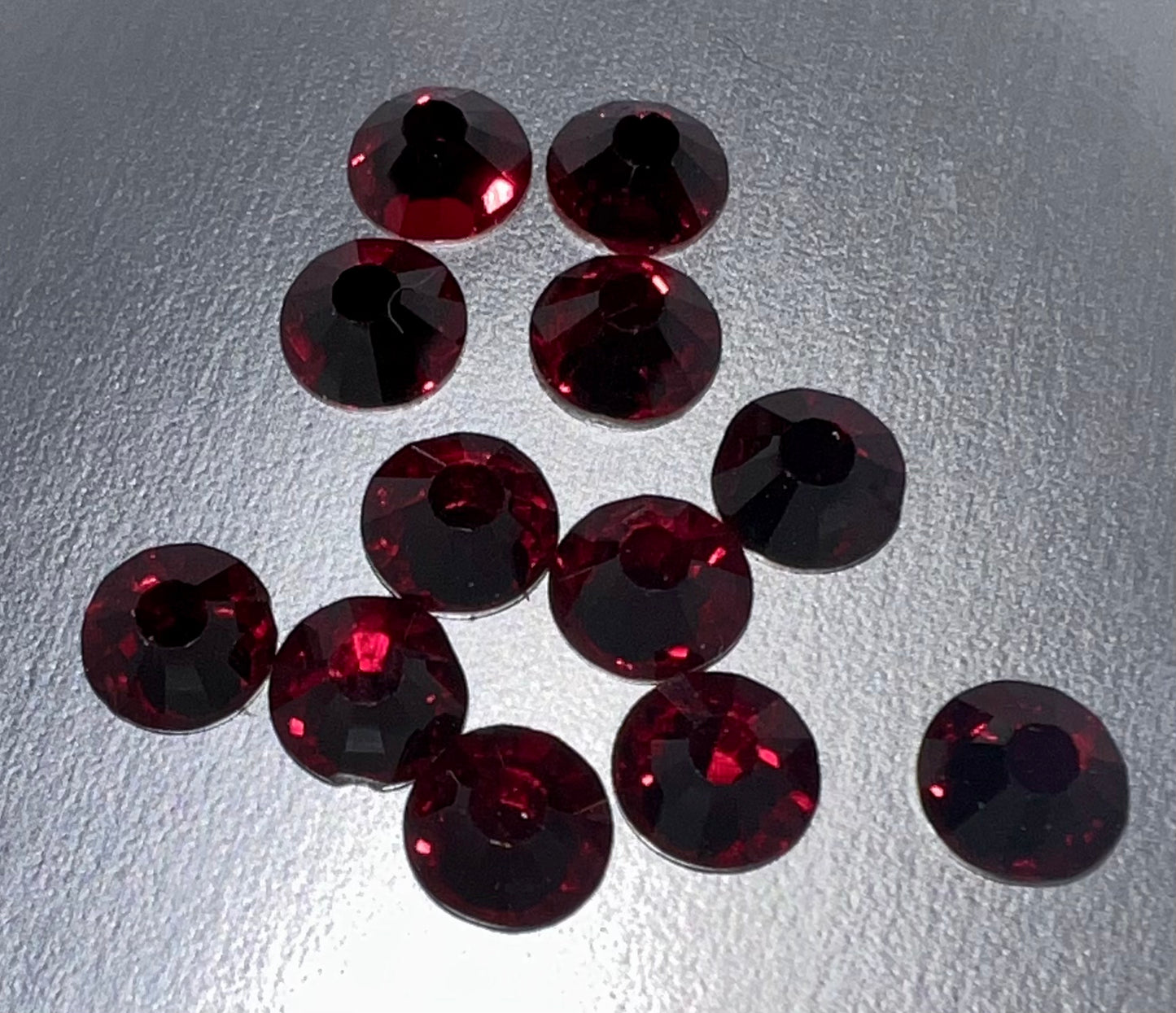 Deep Siam Glass Silverback Stones - WeSplurge.com