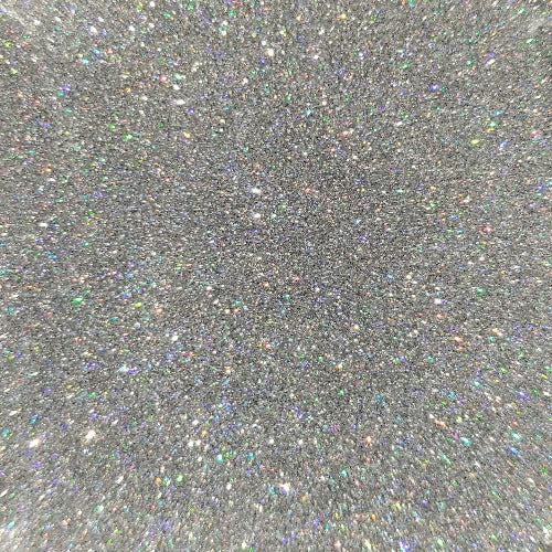 Centauri Silver : Round Dot Shaped Holographic Glitter (bulk)