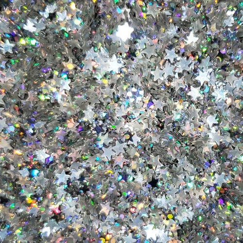 Holographic Wishing Star Shaped Glitter 0.5oz - WeSplurge.com