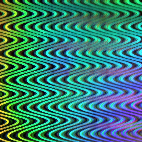 3D Holographic Silver Wavy IntegriPro® HTV - WeSplurge.com