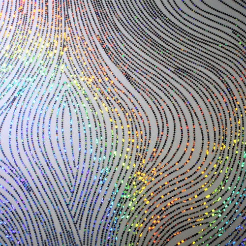 Wave White Holographic HTV - WeSplurge.com