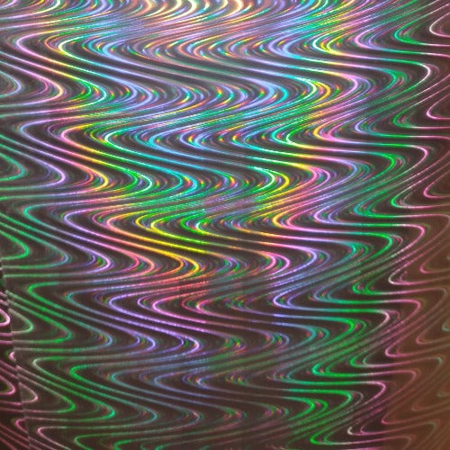 3D Holographic Silver Wavy IntegriPro® HTV - WeSplurge.com