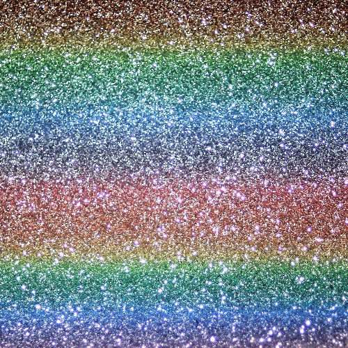 Light Rainbow Ombre Glitter