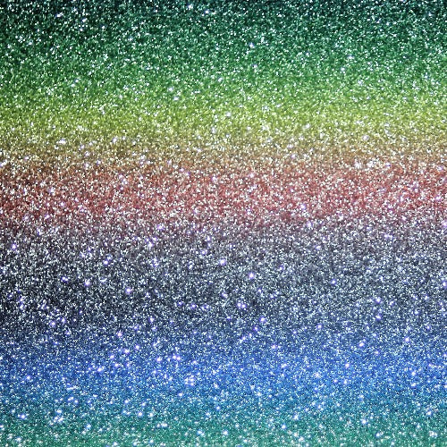 Rainbow Glitter Ombre HTV