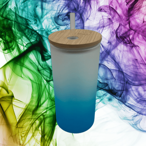 Ombre Glass Can Tumbler - WeSplurge.com