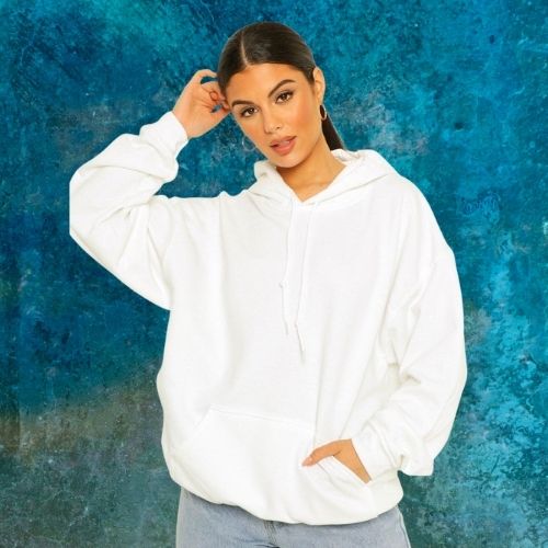 White Adult Hoodie P170