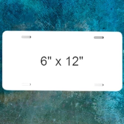 10PCS Sublimation License Plate Blanks, 6X12 Heat Thermal