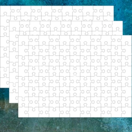 Blank Jigsaw Puzzle (120 Pieces, A4) | Blank Sublimation Puzzle