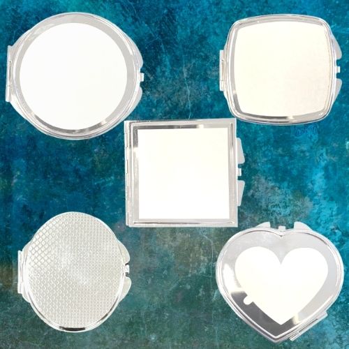 Sublimation Compact Mirror - WeSplurge.com