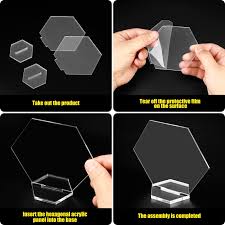 Hexagon Acrylic Blank/Stand