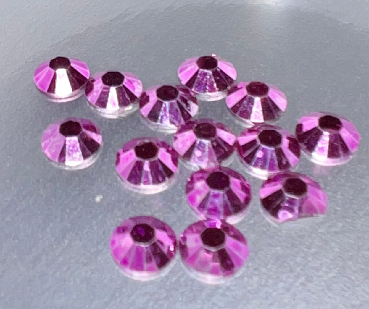 Metallic Fuchsia Stones