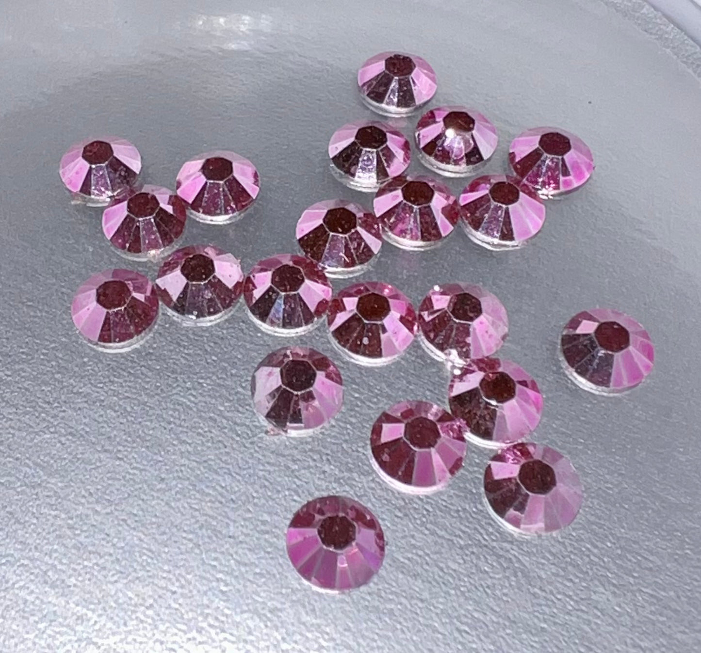 Metallic Pink Stones