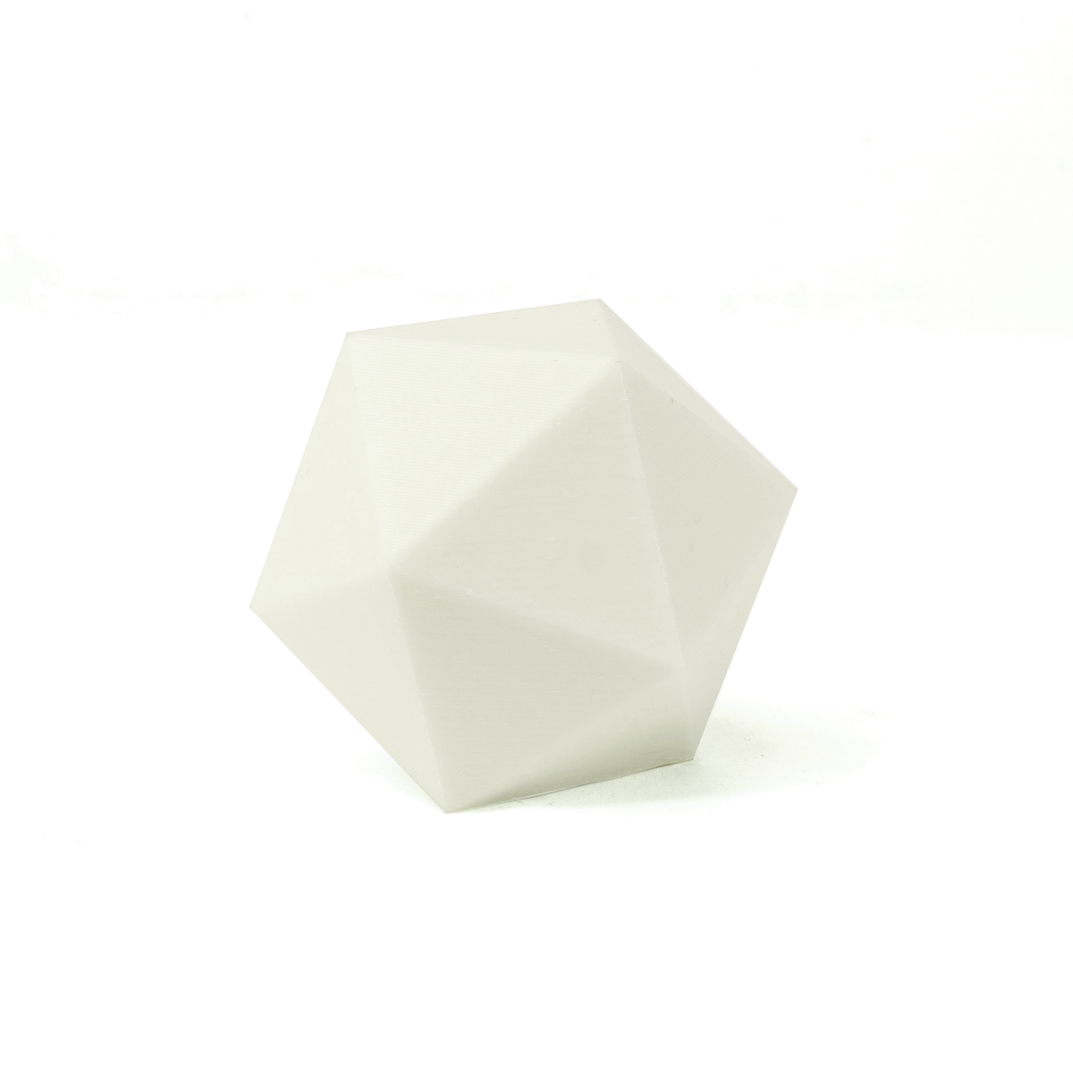 Green Glow in the Dark, White HTPLA