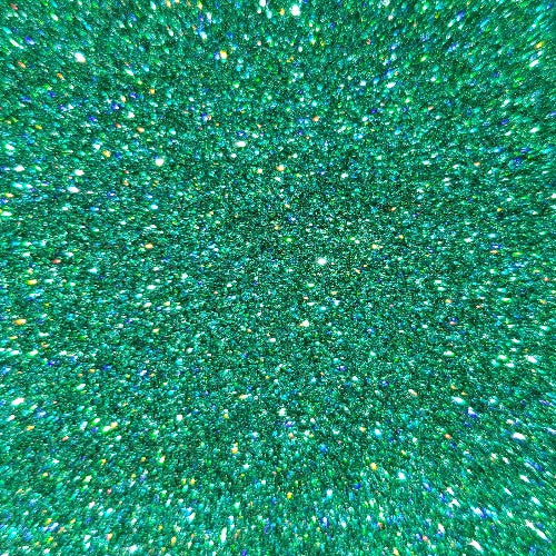 Gamma Green Holographic Ultra fine Glitter .5oz