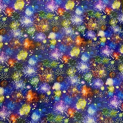 Fireworks Small Starbursts Fashion Pattern HTV 12"x15"