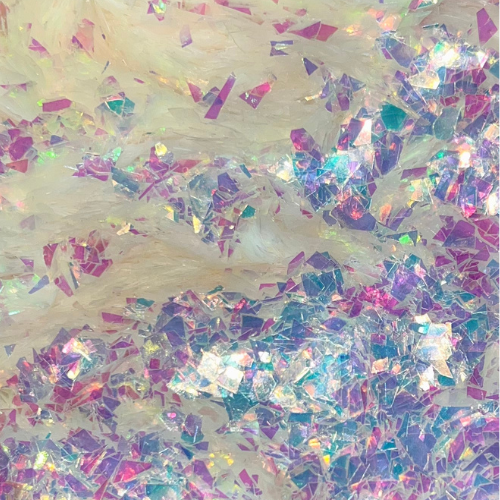 Iridescent Cellophane Ice Diamonds Glitter Flakes