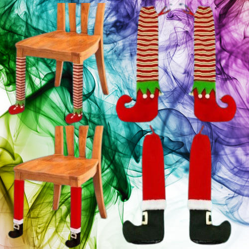 Holiday Chair Socks or Bottle Holders