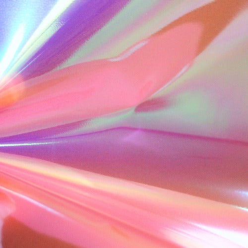 Neon Rainbow Light Pink DecoFilm Brilliant Chameleon 19.5" Rolls - WeSplurge.com