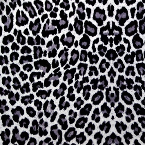Snow Leopard Fashion Pattern HTV 10"x12"