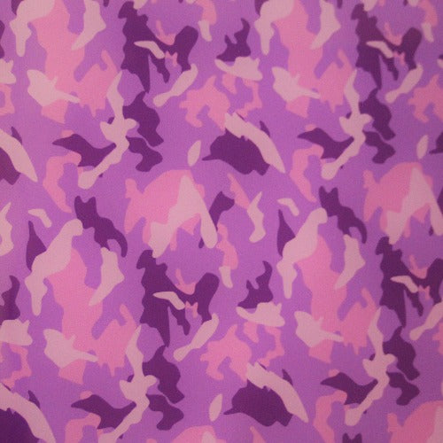 Purple Camouflage Fashion Pattern HTV 12"x15"
