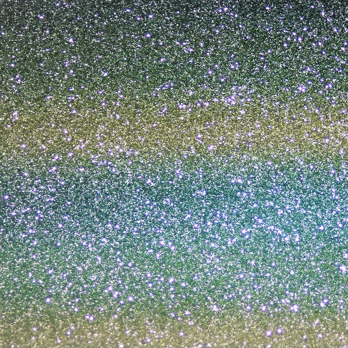 Green Rainbow Glitter HTV