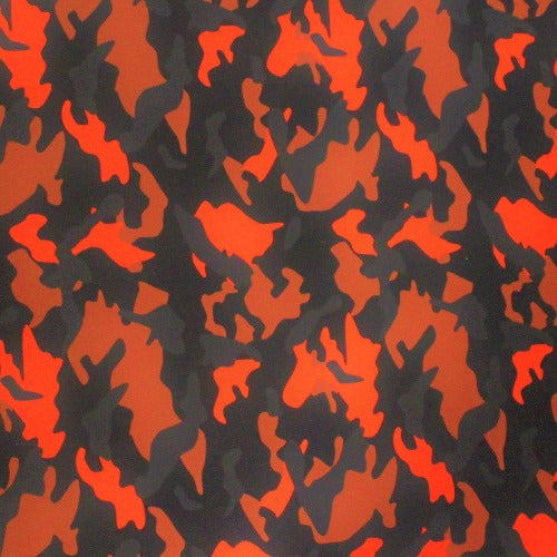 Fire Camouflage Fashion Pattern HTV 12"x15"