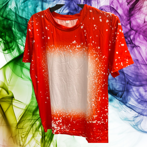 Red Sublimation Bleached Tees