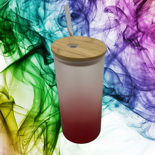 Ombre Glass Can Tumbler