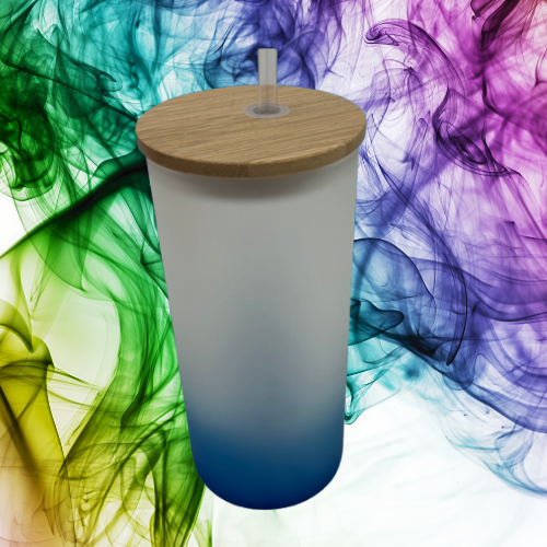 Ombre Glass Can Tumbler