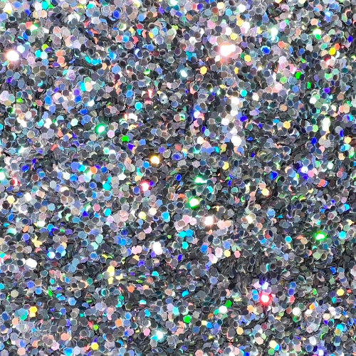 Centauri Silver Chunky Holographic Glitter .5oz