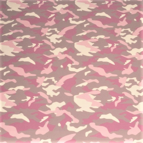 Pink Camouflage Fashion Pattern HTV 12"x15"